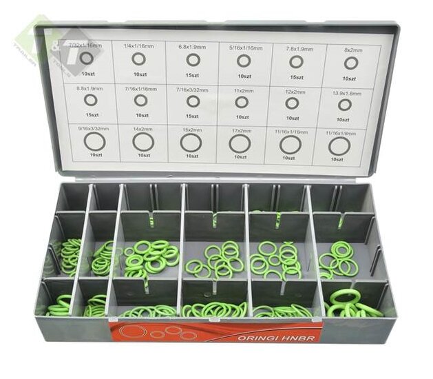O-ringen assortiment set met rek - O ringen - 900 delig - Verschillende maten - GEKO