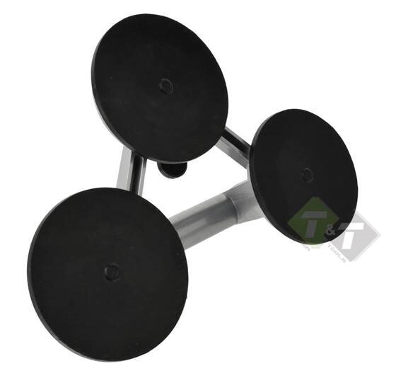 Aluminium zuignap drievoudig - Magic Puller - 115mm - Heffer - Raamdrager - GEKO