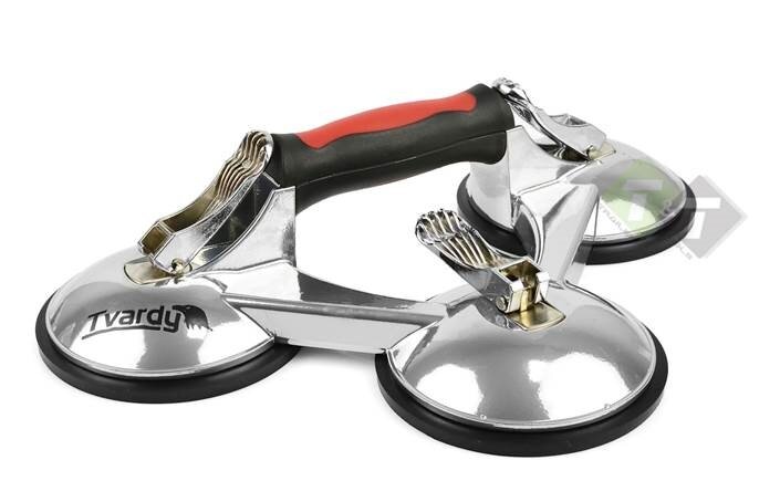 Aluminium zuignap drievoudig - Magic Puller - 125mm - Heffer - Raamdrager - TVARDY