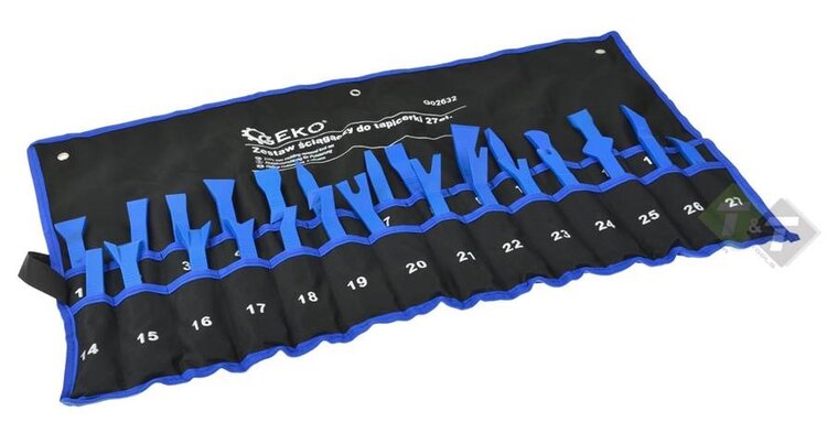 Bekleding en panelen verwijder set - 27 delige set - Schraper tool set - GEKO