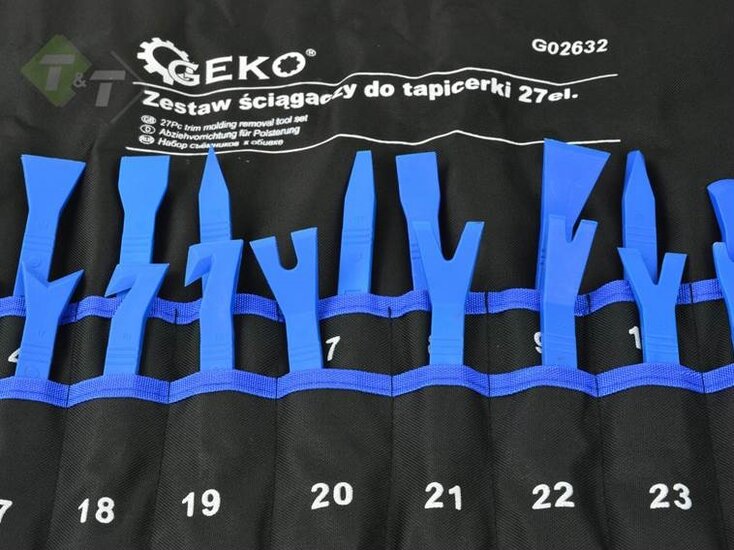Bekleding en panelen verwijder set - 27 delige set - Schraper tool set - GEKO