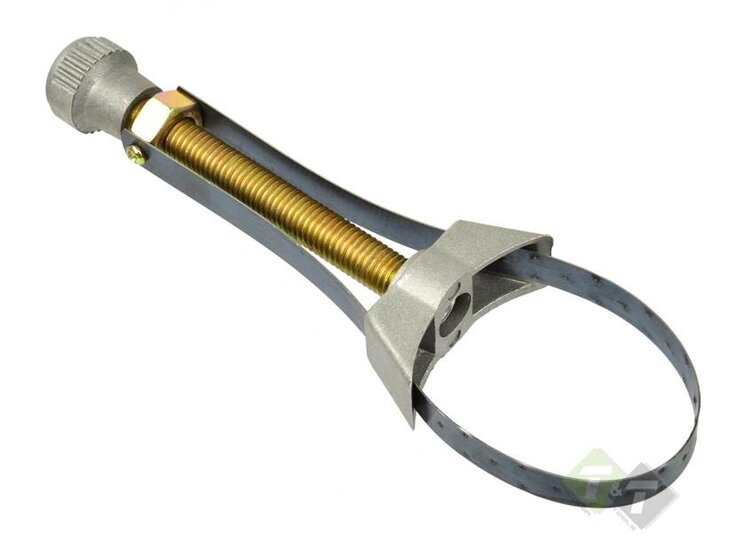 Oliefiltertang met band - Anti slip band - 55 tot 105 mm - Filtersleutel - GEKO