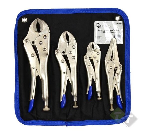 Griptang set - 4 delig - Grip tang - 125/250 mm - Klemtang set - GEKO