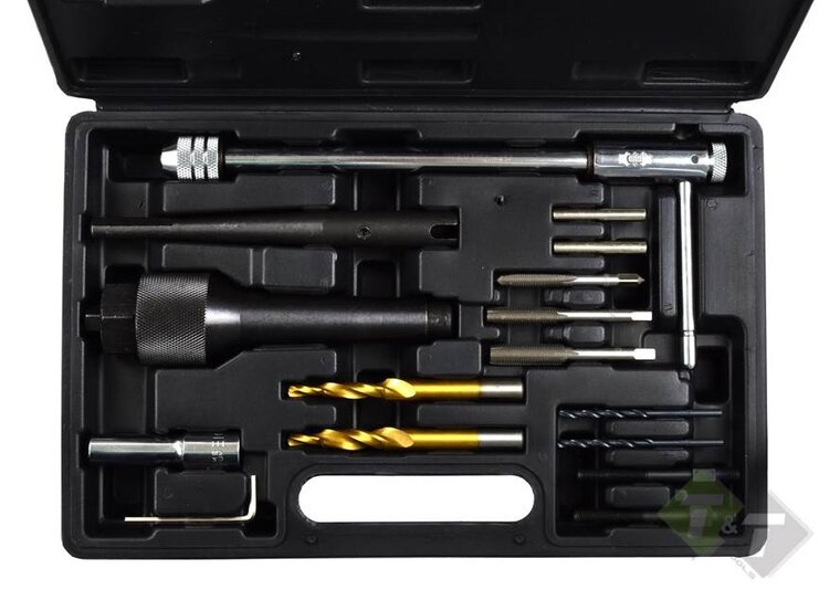 Gloeibougie verwijderingsset - M8 en M10 - Reparatie set gloei bougies - GEKO