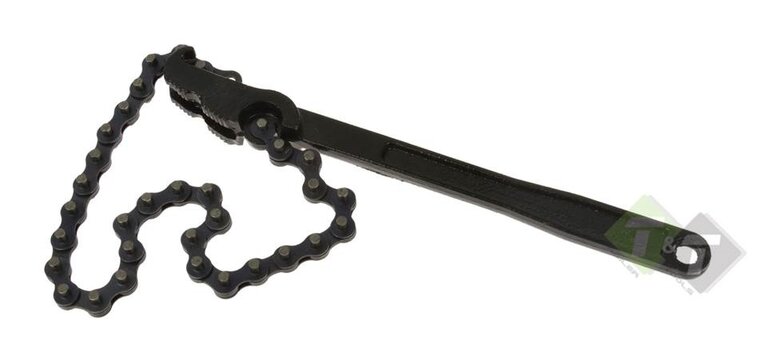 Oliefiltertang met ketting - Tot 150 mm - Filtertang - GEKO