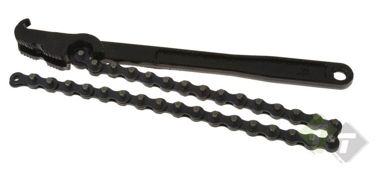 Oliefiltertang met ketting - Tot 150 mm - Filtertang - GEKO