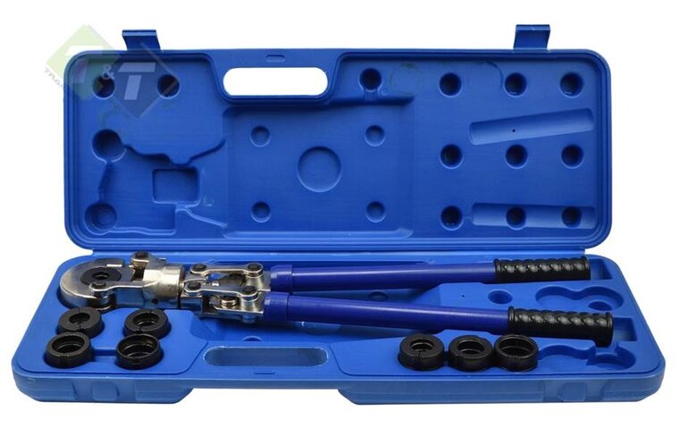 Hydraulische krimptang - 16 tot 32mm - Perstang voor PEX-AL-PEX fittingen - 6 Ton - GEKO