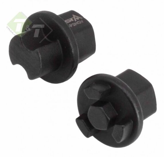 Carterplug doppen set - 2 delig - Olie plug dop - Voor vrachtwagen - ASTA