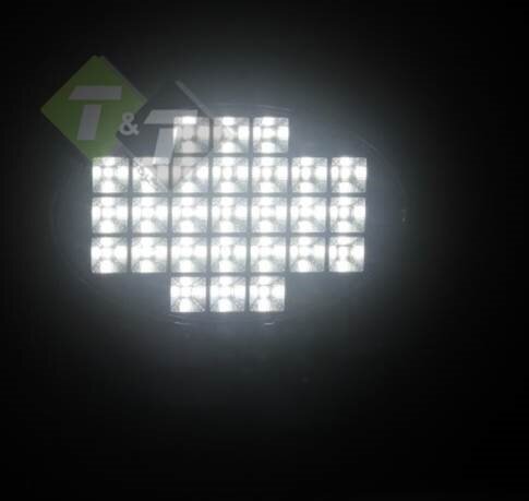 LED Werklamp met schakelaar - 27 LEDS - Ovaal - 40 Watt - Ledlamp