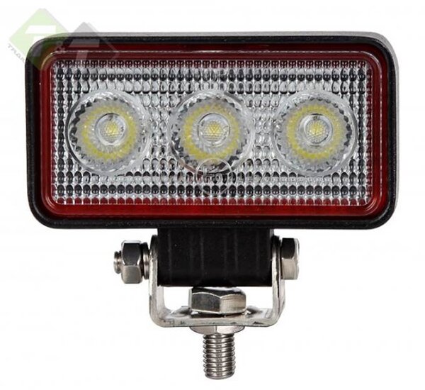 LED Werklamp - 3 LEDS - Rechthoek - 7 Watt - Ledlamp - Bouwlamp