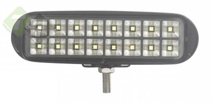 LED Werklamp - 16 LEDS - Rechthoek - 24 Watt - Ledlamp - Bouwlamp