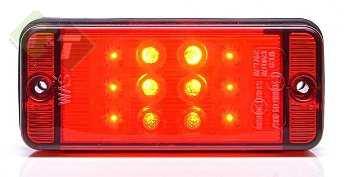 Remlicht - Stoplicht - 12/24V - Stop ledlamp - Rood - WAS