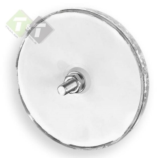 Reflector wit - Rond 63 mm - Met boutverbinding - Reflectors