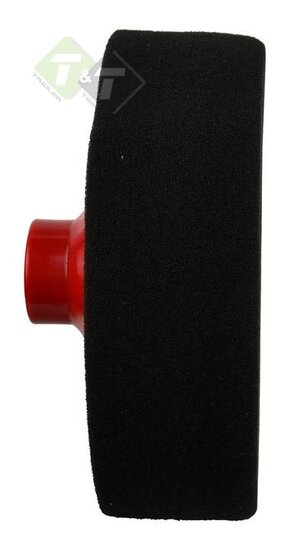 Poetspad foam + houder - 7 duims - Foam pad - Polijstpad - GEKO