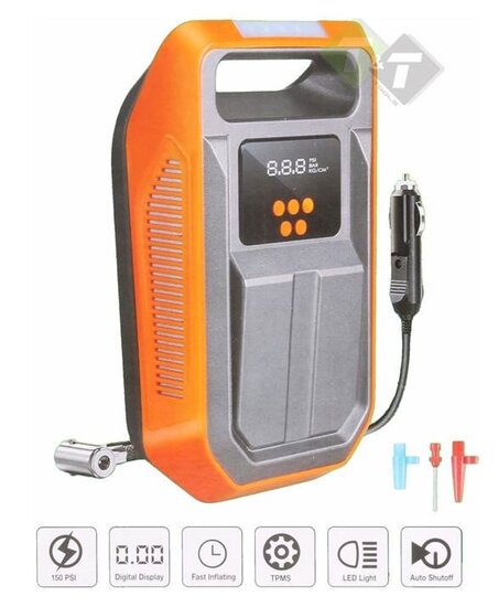 Draagbare compressor 12 Volt - Compressor - 150PSI - Lucht compressor - Hofftech