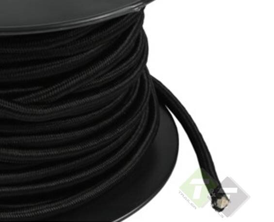 Zwarte elastiek op rol - 6mm - 25 meter - Benson