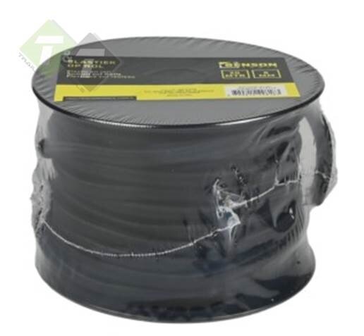 Zwarte elastiek op rol - 8mm - 20 meter - Benson