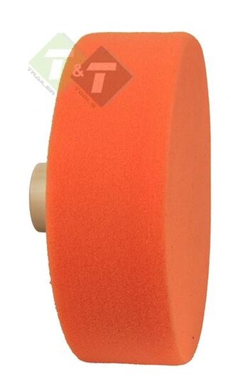 Poetspad foam + houder - 150 x 45 mm - Foam pad - Polijstpad - GEKO