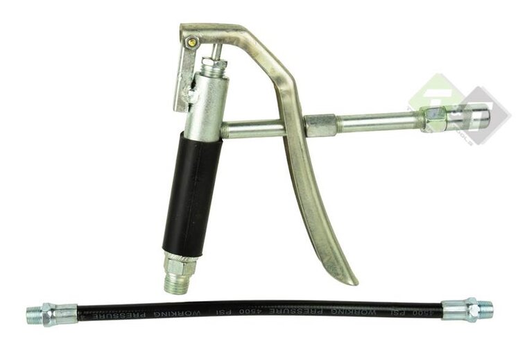Vetspuit grip met slang en koker - Vetpistool handvat - GEKO