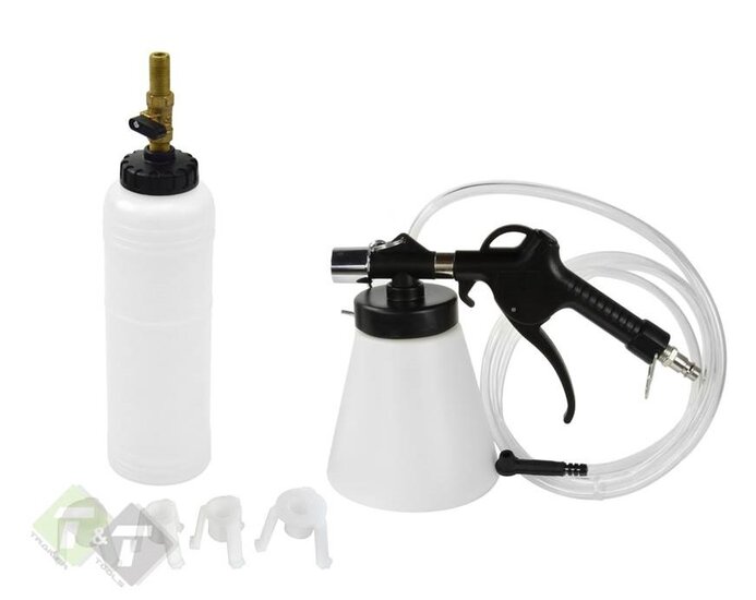 Remontluchter handbediend - 1 liter met opvangfles - Rem ontluchting set - GEKO
