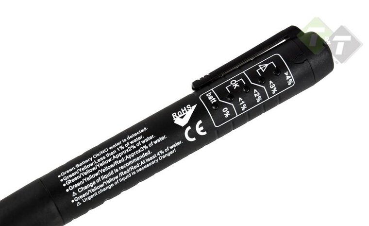 Remvloeistoftester 5-diode - Remvloeistof tester - Remvloeistofmetertester - GEKO