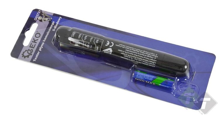 Remvloeistoftester 5-diode - Remvloeistof tester - Remvloeistofmetertester - GEKO