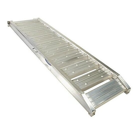 Oprijplaat aluminium - 181x30x8,5 cm - Max belasting 150KG - Oprijplank - Per stuk