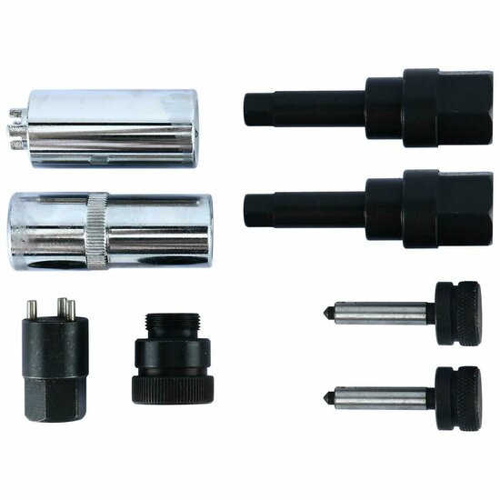 Diesel injector reparatie set - 8 delig - Common rail verwijderingsset - SATRA