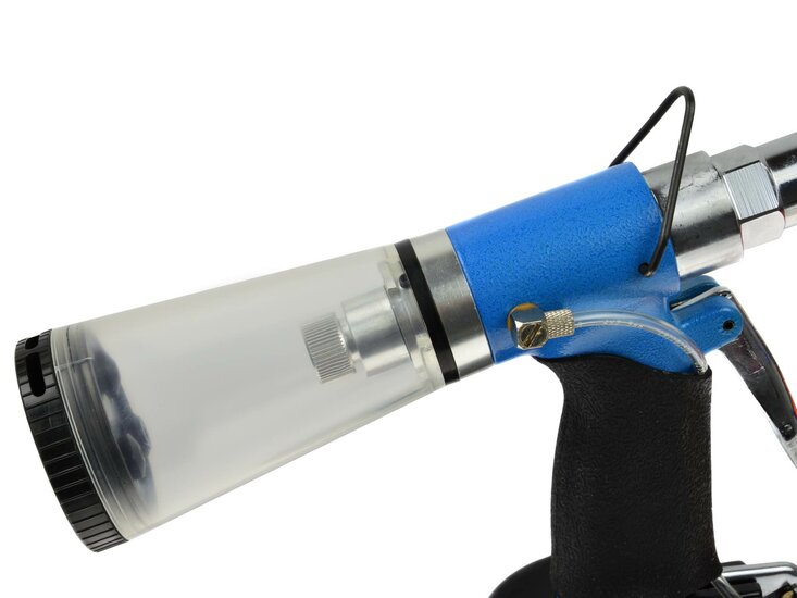 Luchtpoptang met afzuiging - 2.4 tot 6.4 mm - Pneumatische popnageltang - Popnagel tang op luchtdruk - GEKO