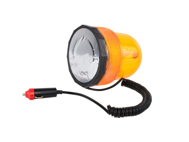 Zwaailamp Gloeilamp - Oranje - Magnetisch - 24V - GEKO