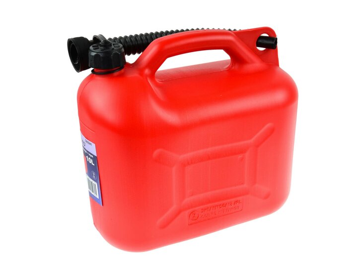 Jerrycan - 10 liter - Kunststof - Brandstof kan - GEKO