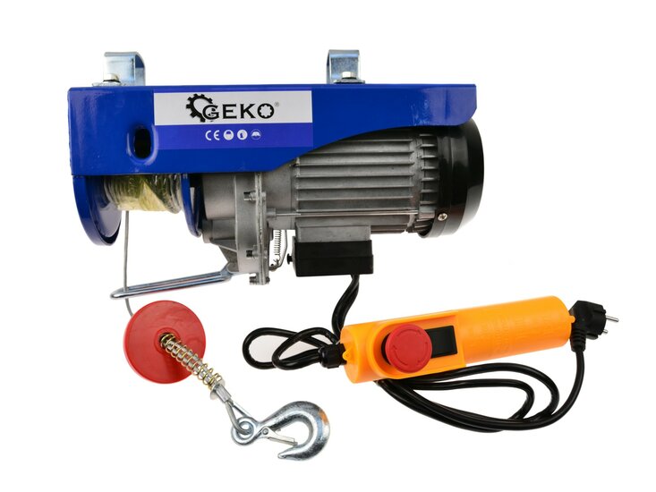 Electrische lier 300KG/600KG - Elektrische takel - 230 Volt - GEKO