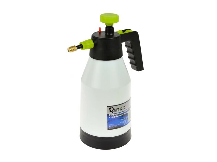 Pomp vloeistofspuit - 1500ml inhoud - Vloeistofpomp - Spuitkan - GEKO