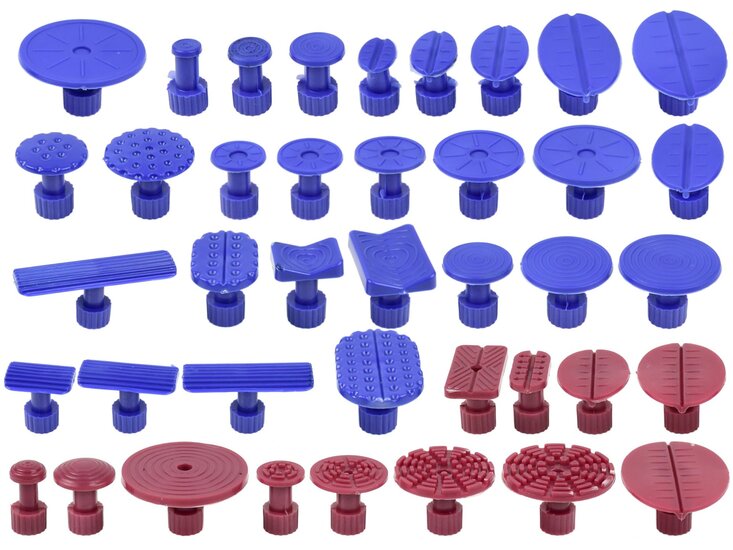 Uitdeukset - 48 delig - Reparatieset uitdeuken - Deuken trekker - Zonder spuiten - GEKO