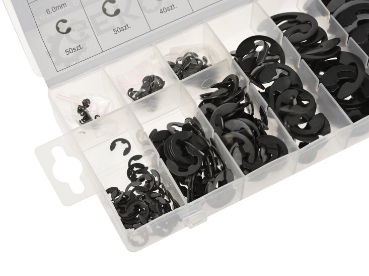 Borgring set - 300 dlg - Buitenwerks assortiment - E clips - GEKO