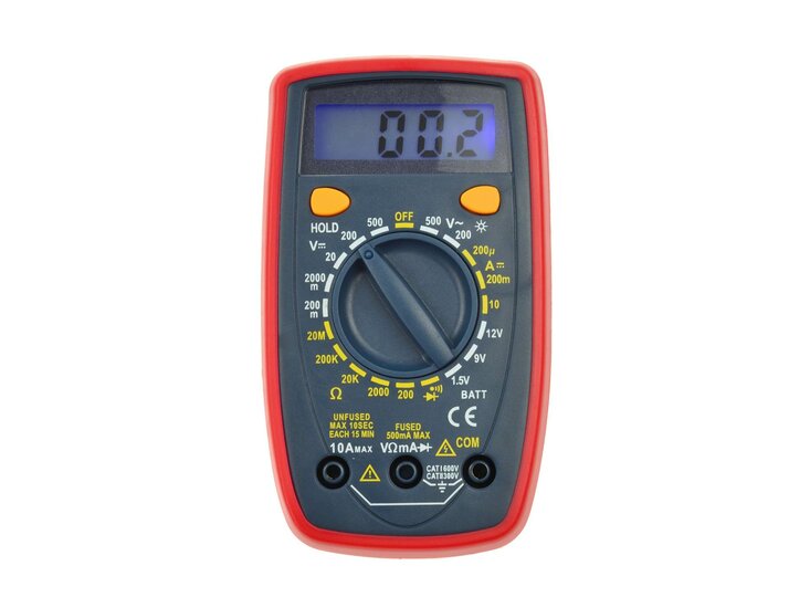 Digitale multimeter - Voltmeter - Spanningzoeker - AC/DC - GEKO