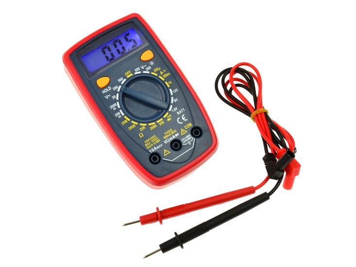 Digitale multimeter - Voltmeter - Spanningzoeker - AC/DC - GEKO