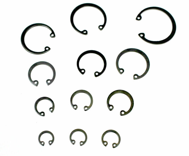 Borgring set - 300 dlg - Binnenwerks assortiment - Seegerring clips - ASTA