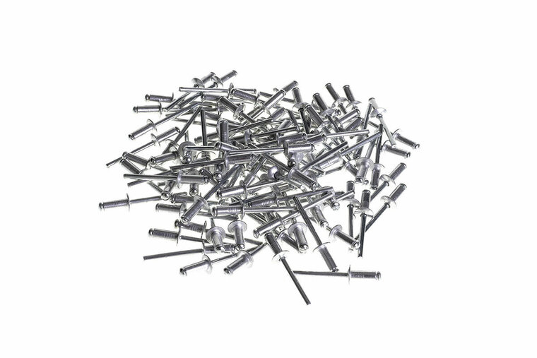 Popnagel set - 100 delig - Popnagels 3.2x9.6mm - Aluminium - ASTA