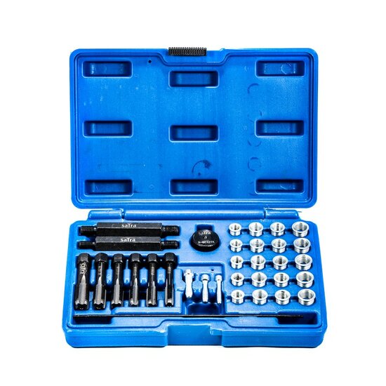 Gloeibougie schroefdraad reparatieset - 33 delig - SATRA