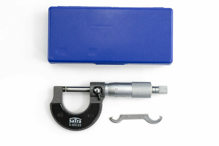 Micrometer - Schroefmaat 0 tot 25 mm - Buitenschroefmaat schuifmaat - SATRA