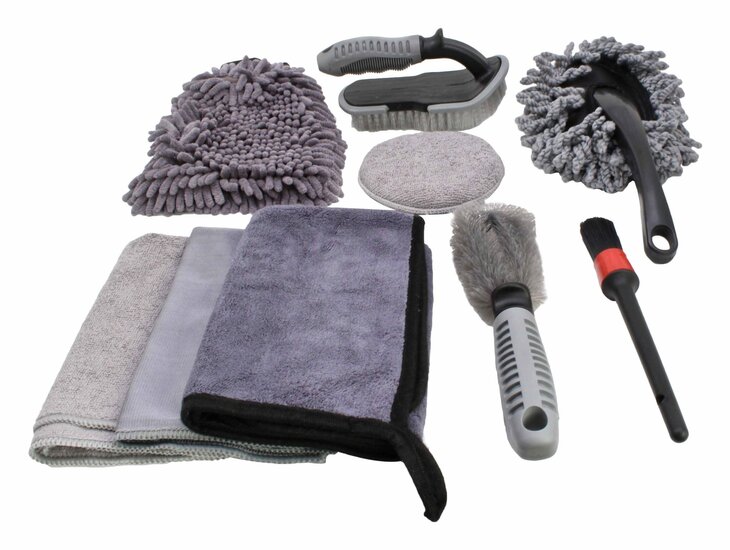 Auto poets set - Detailing accessoires set - Poetspads - 9 delig - SATRA