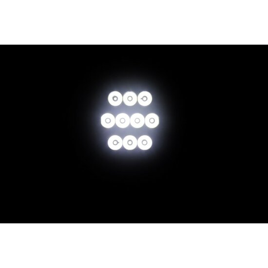 Werklamp vierkant LED - 15 Watt - Ledlamp - 10 LEDS + 2 strips  - 12/24 Volt - Verstraler