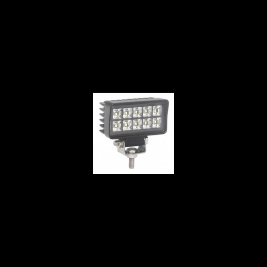 Werklamp vierkant LED - 15 Watt - Ledlamp - 10 LEDS - Verstraler - 12/24 Volt