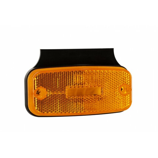 Zijmarkeringslamp met houder - Oranje - 12/24 Volt - Contourlamp 3 LED - Zijlamp