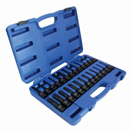 Krachtdoppen set - 26 delig - Torx, Inbus en Spline doppen set - 1/2 duims - ASTA