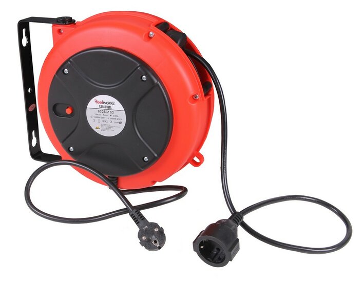 Stroomhaspel - Kabelhaspel automaat - 10 meter - 230 Volt - Fluxon