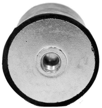 Trillingsdemper M6 - Trildemper - 25x20 mm - Cilindrische demper