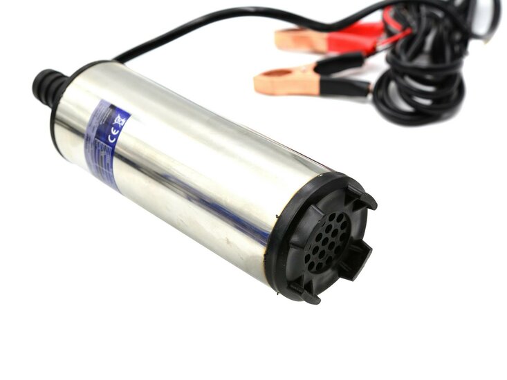 Elektrische oliepomp - 52 mm - Overhevelingspomp 12&nbsp;Volt - Mini olie hevelpomp - GEKO