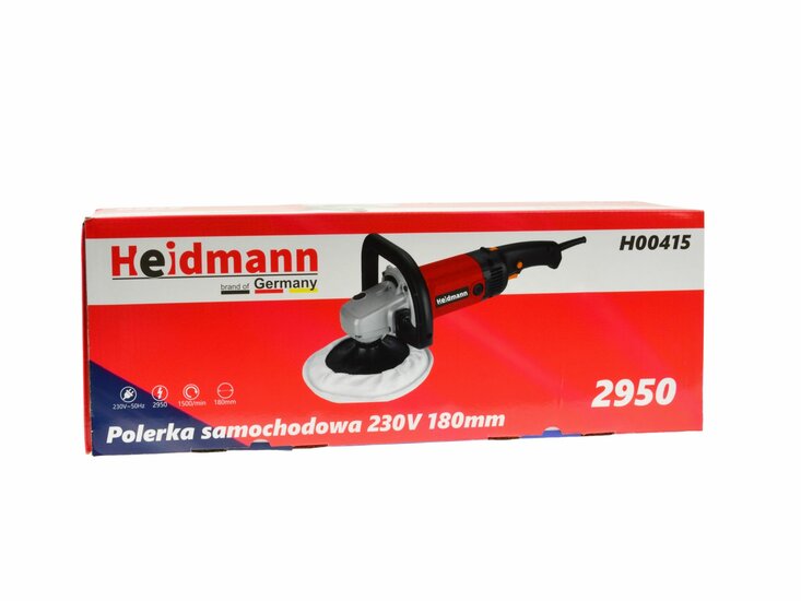 Poetsmachine - 230 Volt - 2950 Watt - Poetsmachine 180 mm - Heidmann